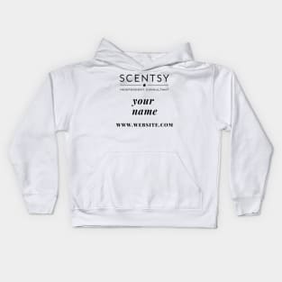 scentsy independent consultant gift ideas with custom name and website Kids Hoodie